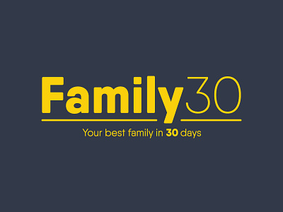 Family30 brand church family identity sermon sermon series