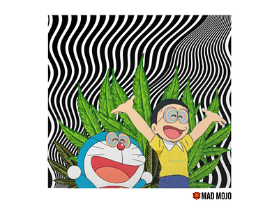 Trippy Nobi cartoon design illustration poster posterdesign