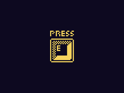 Pixel Logo for Publisher Comics Book branding game keyboard logo pixel