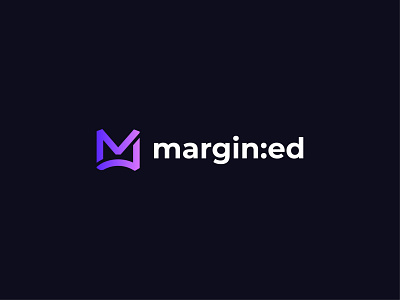margin:ed logo branding graphic design logo