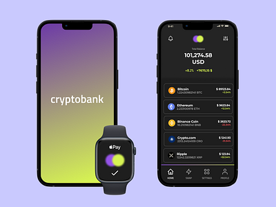 CryptoBank Wallet and Apple Pay