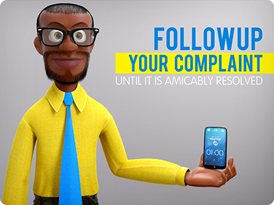 Character Design For Mobile Users PSA ad advertisment character mobile web content 3d