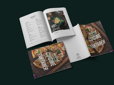 AU2SAINT | FRENCH RESTAURANT BRANDING bar bistrot branding fine dining food food branding logo packaging paris restaurant