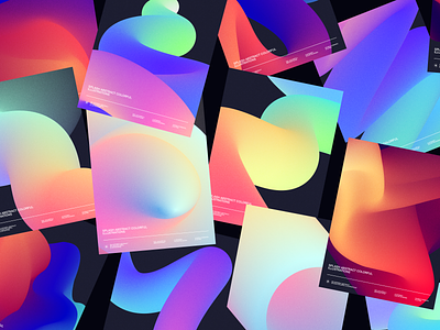 Splaaashes🍹 Set of colorful abstract elements 3d abstract colorfull graphic design handcrafted illustration neon posters shapes splines spots