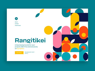 Rangitikei animation branding design figma free freebie freebies illustration pattern patterns sketch vector web