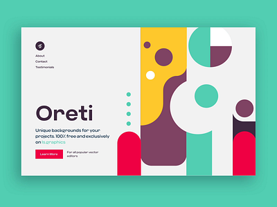 Oreti - Animated Pattern animated animation branding design freebie freebies illustration pattern patterns sketch web