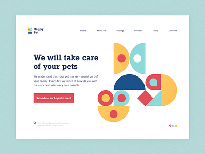 Pet Care Web Concept with Paaatterns!!!