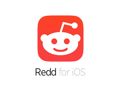 Redd for iOS app clean flat icon ios ios 7 minimal orange red reddit simple