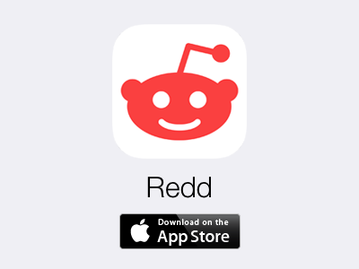 Redd for iPhone alien app icon ios ios7 iphone reddit simple