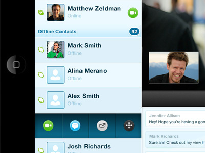 Skype for iPad apple concept fun ios ipad mac skype
