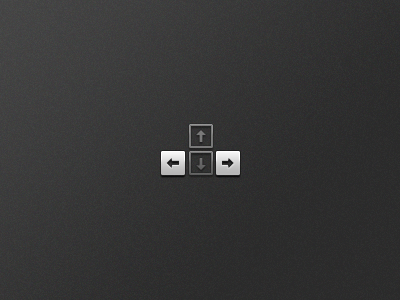 Keyboard Navigation chicklet icon keyboard left right scroll small ux