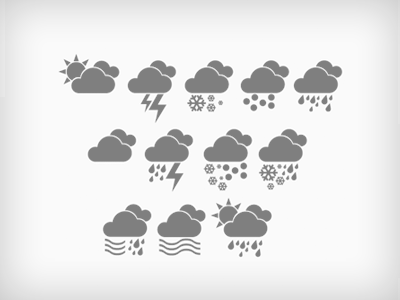 Weather Icons clouds icons weather