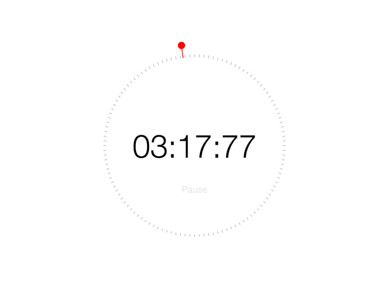 Swiss Timer - Day 014 014 countdown dailyui timer