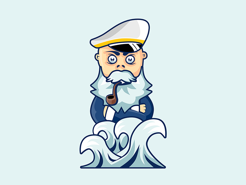 sea captain by ARCE Design Co. on Dribbble