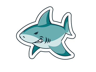 shark character design graphic design ilustration