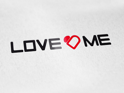 Love Me branding identity logo