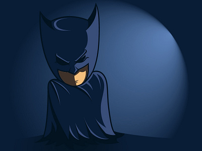 Batman character design graphic design illustration