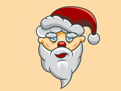 Santa character design graphic design illustration