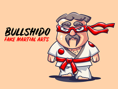 BULLSHIDO character design graphic design illustration