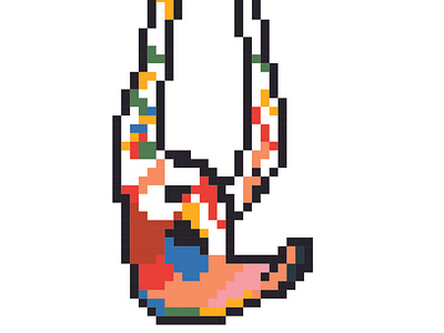 Pixel Dominican Pride - Carnival Mask