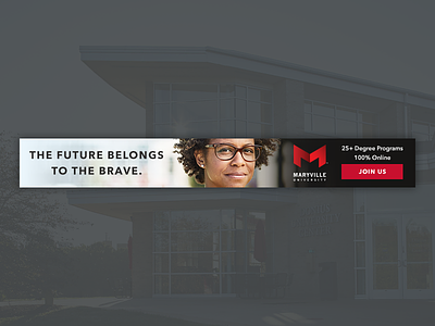 Maryville University Online Banner banner brand education google ad online paid search ppc university