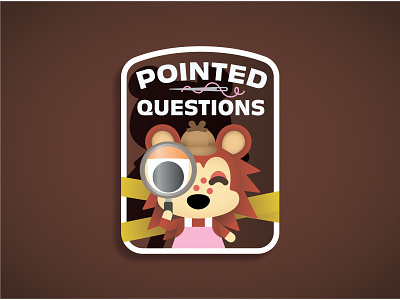Pointed Questions! animal crossing murderino sticker sticker design