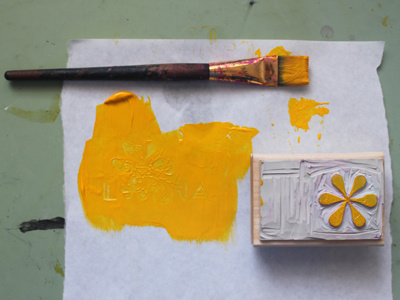 Lumina Stamp branding painting stamp