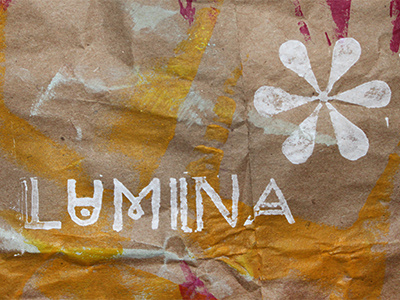 Lumina Logo branding logo stamp