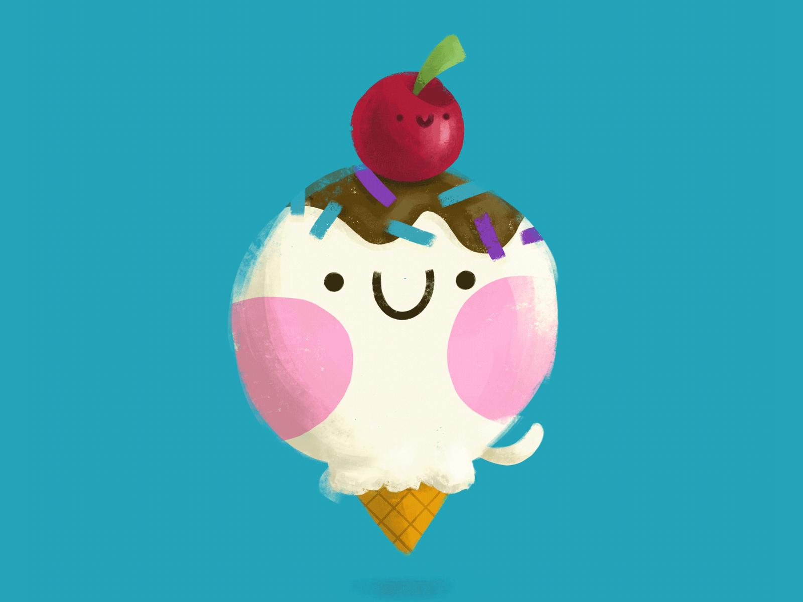 Nice Ice Cream animation branding character design ice cream illustration
