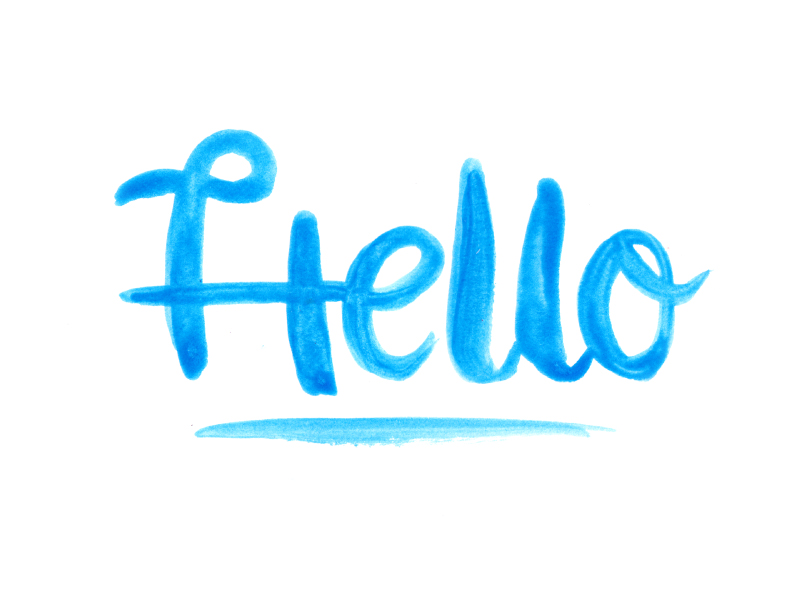 Hello by Lauren Beltramo on Dribbble