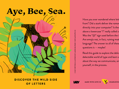 Aye Bee Sea, pt.1 design foliage forest guide illustration lettering lettering guide texture typography