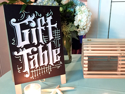 Chalkboard Wedding Signage!