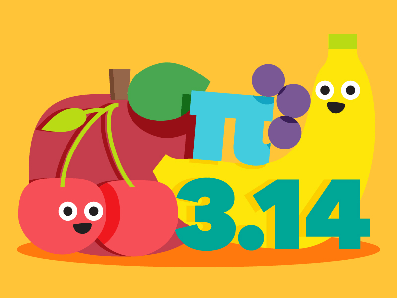 Pi(e) Day pt. I animation fruit illustration pi day pie day