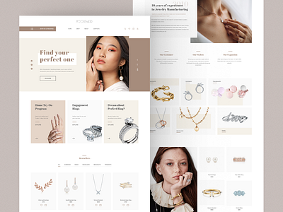 Jewelry Shop Landing Page