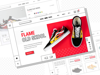 VANS Shop Header Concept