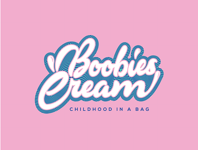 Childhood in a Bag. brand identity branding design designer graphic design ice cream identity design illustrator logo logotype photoshop retro