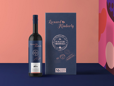 Wine Label & Menu Design. graphic design labeldesign