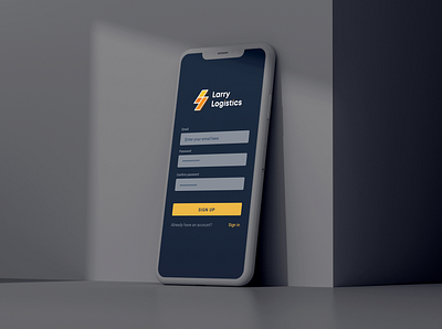 Day 001: Sign Up app ui