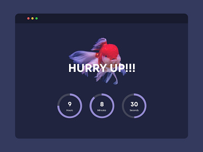 Day 014: Countdown Timer dailyui ui ux web