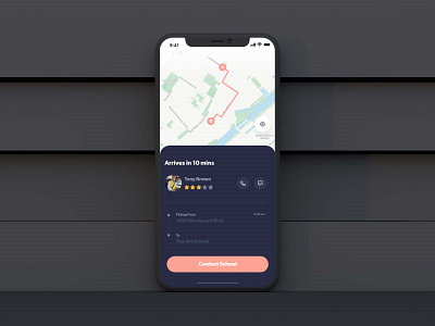 Day 020: Location Tracker app dailyui design ui ux