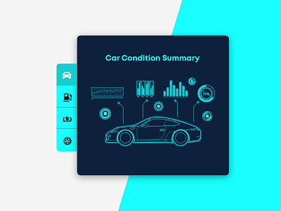 Day 034: Car Interface dailyui illustration ui ux web