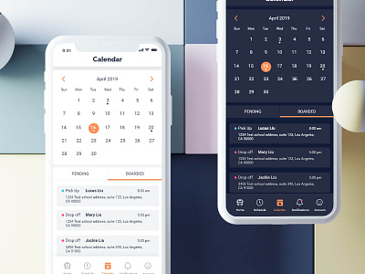 Day 038: Calendar app dailyui design ui ux