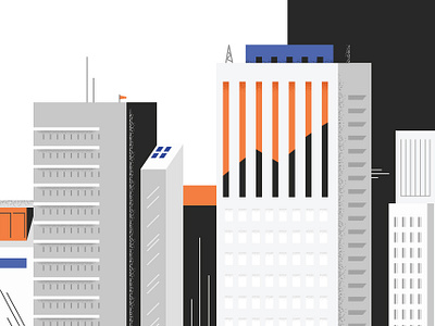 Cityscape building buildings city construction design digital illustration vector
