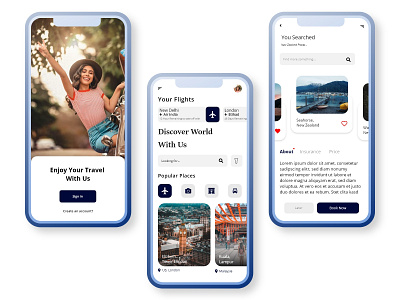 Travel APP UI