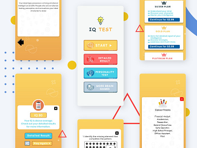 Game IQ design design ui game design game landing page game page iq game iq design iq landing page typeface ui ui game design uiux uiuxdesign