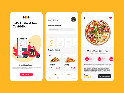 Food Delivery IOS APP UI