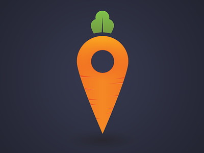 Karrot Icon android app brand carrot icon ios location logo pin
