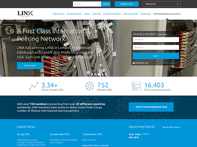 Linx.net Website UX & UI