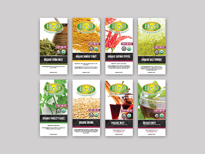 HQO Food Service Labels branding design packaging packaging design
