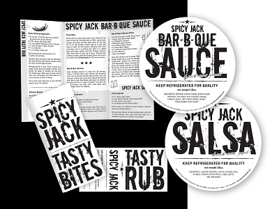 Spicy Jack branding design design company illustration logo logo design marketing collateral